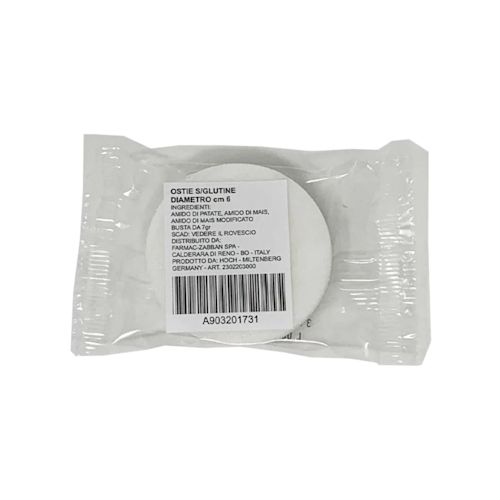 image - 903201731 - Ostia tonda senza glutine da 6cm, confezionata in busta da 7g, adatta per persone celiache o intolleranti al glutine. - 4866568_2.jpg
