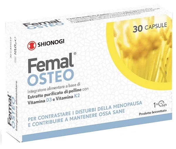 Femal Osteo Integatore Ossa 30 Capsule