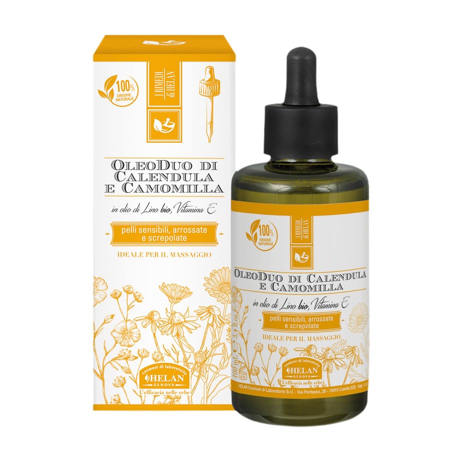 image - 947482915 - Oleolito di calendula e camomilla in olio di lino bio, ideale per massaggi su pelli delicate e sensibili, assorbe rapidamente senza ungere. - 4874689_2.jpg