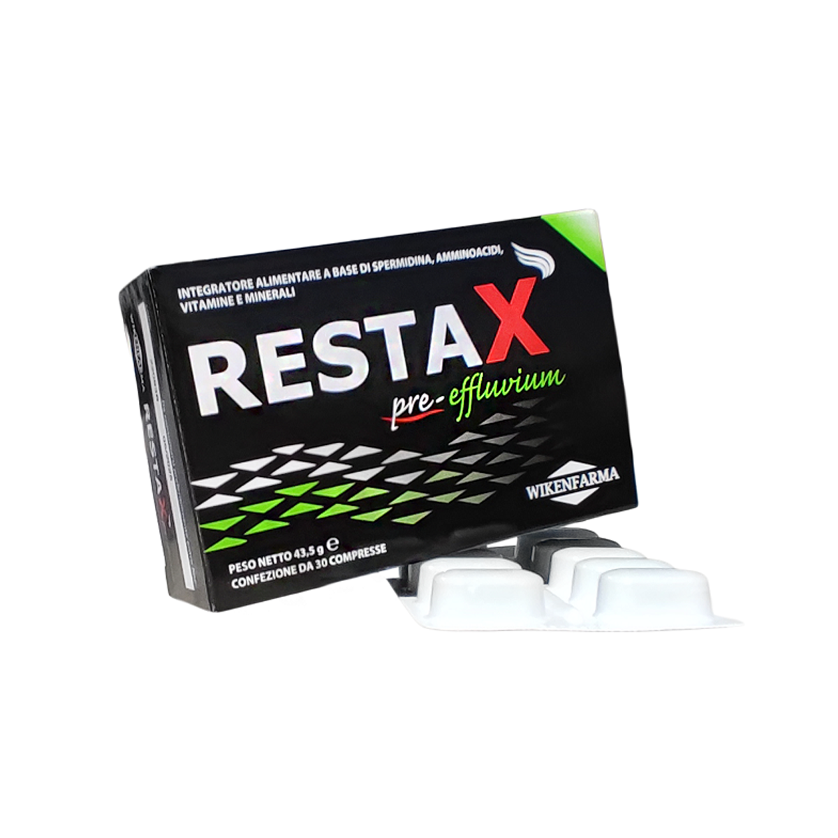 Restax Pre Effluvium Integratore Capelli 30 Compresse