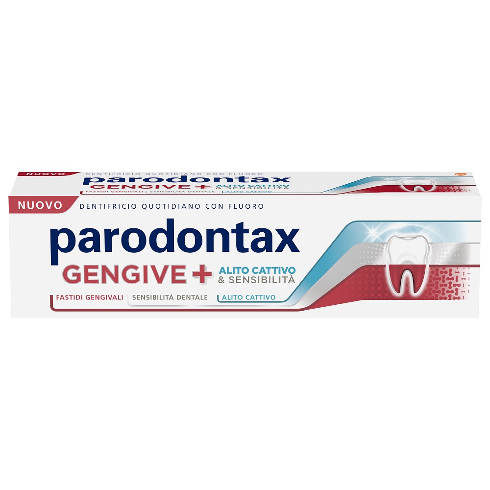 Parodontax Dentifricio Gengive+ Contro Fastidi Gengivali E Denti Sensibili Extra Fresh 75ml