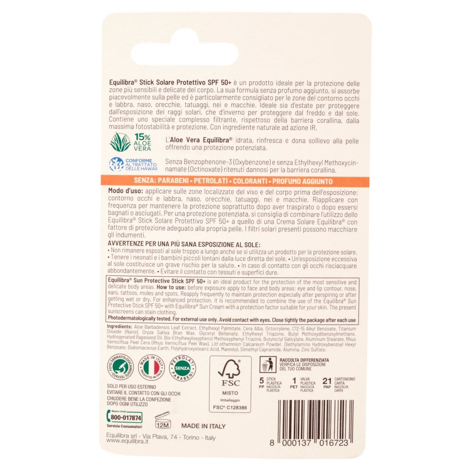 986012084 - Equilibra Aloe Stick Solare Protettivo SPF50+ 10ml - 4742890_3.jpg