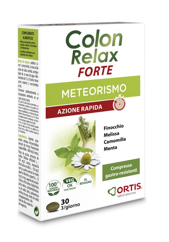 Colon Relax Forte Integratore Colon 30 Compresse