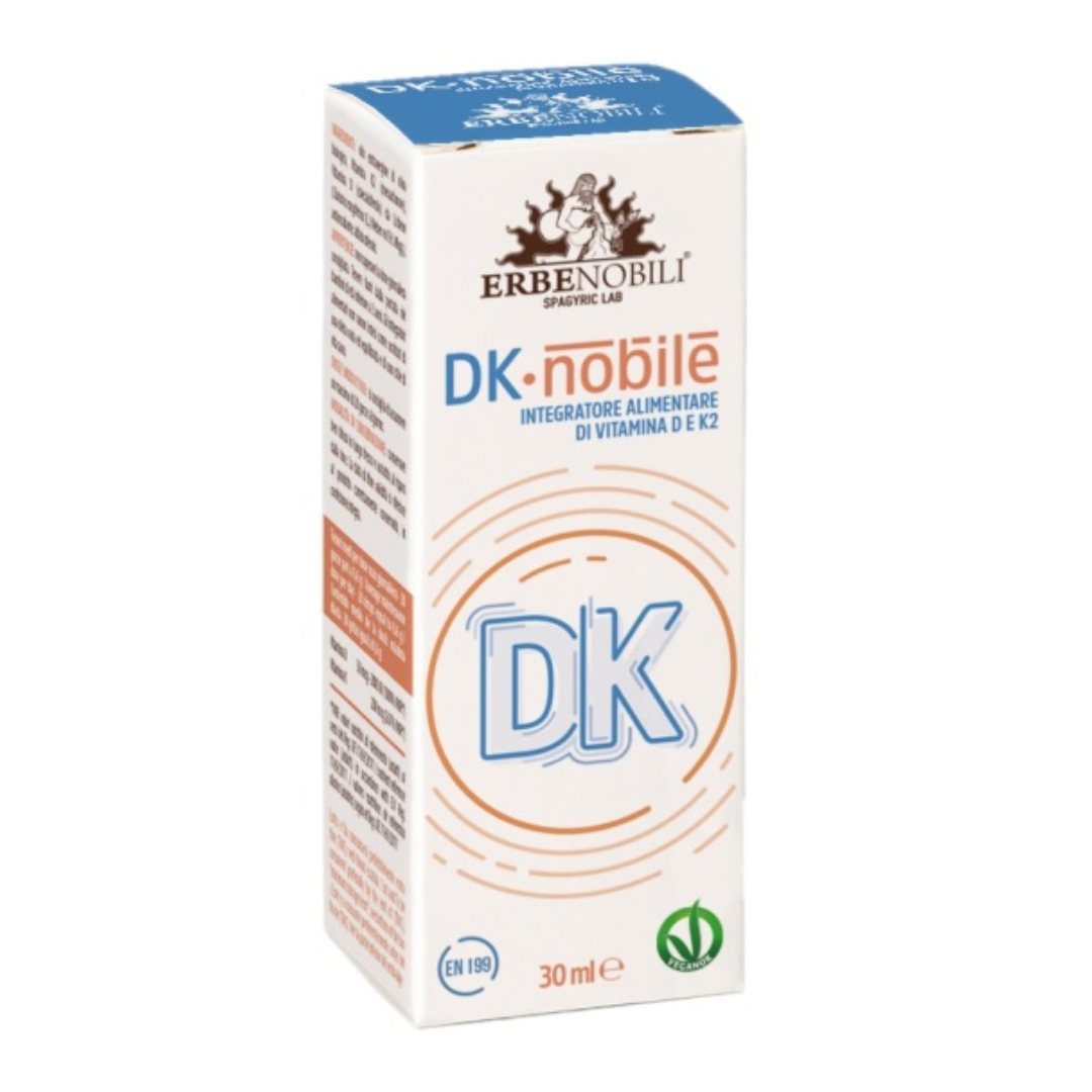 Dk Nobile Integratore Vitamina D3 E K2 Per Sistema Immunitario E Ossa 30ml