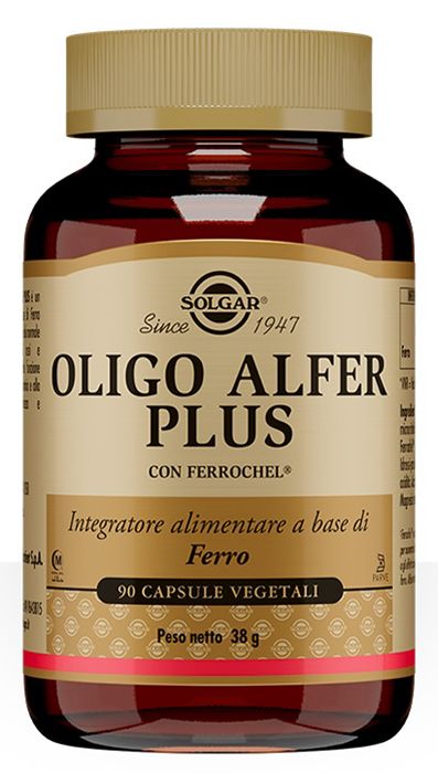 Solgar Oligo Alfer Plus Integratore Ferro 90 Capsule Vegetali