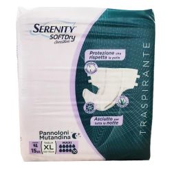 982475283 - Serenity Soft Dry Sensitive Pannolone a mutandina XL 15 pezzi - 4738488_2.jpg