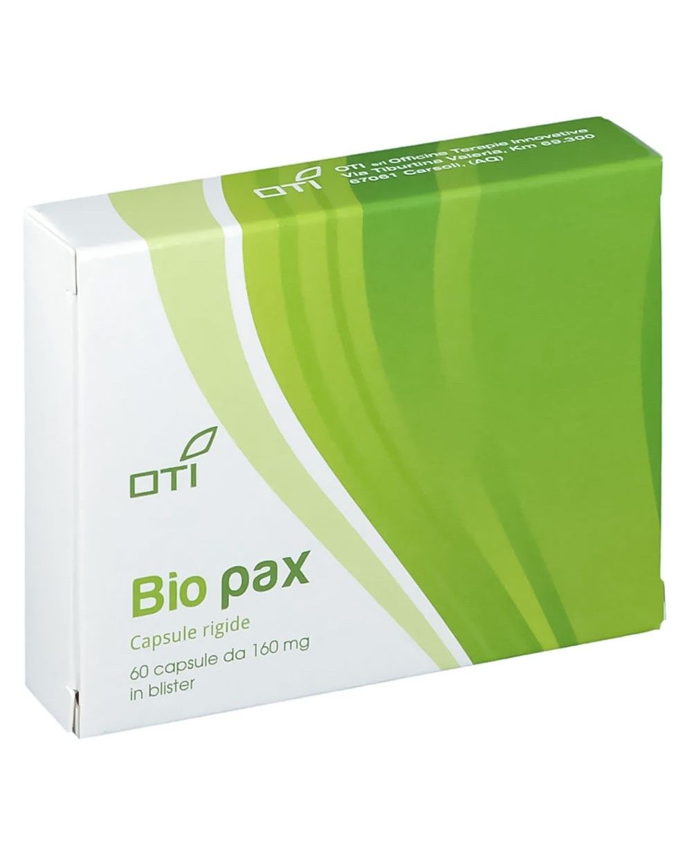 Oti Bio Pax Medicinale Omeopatico Ansia 60 Capsule