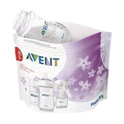 image - 923481802 - Sacchetti riutilizzabili per sterilizzare biberon e accessori in microonde in 90 secondi, eliminando il 99,9% dei germi; confezione da 5 pezzi, ciascuno utilizzabile fino a 20 volte. - 4869453_2.jpg