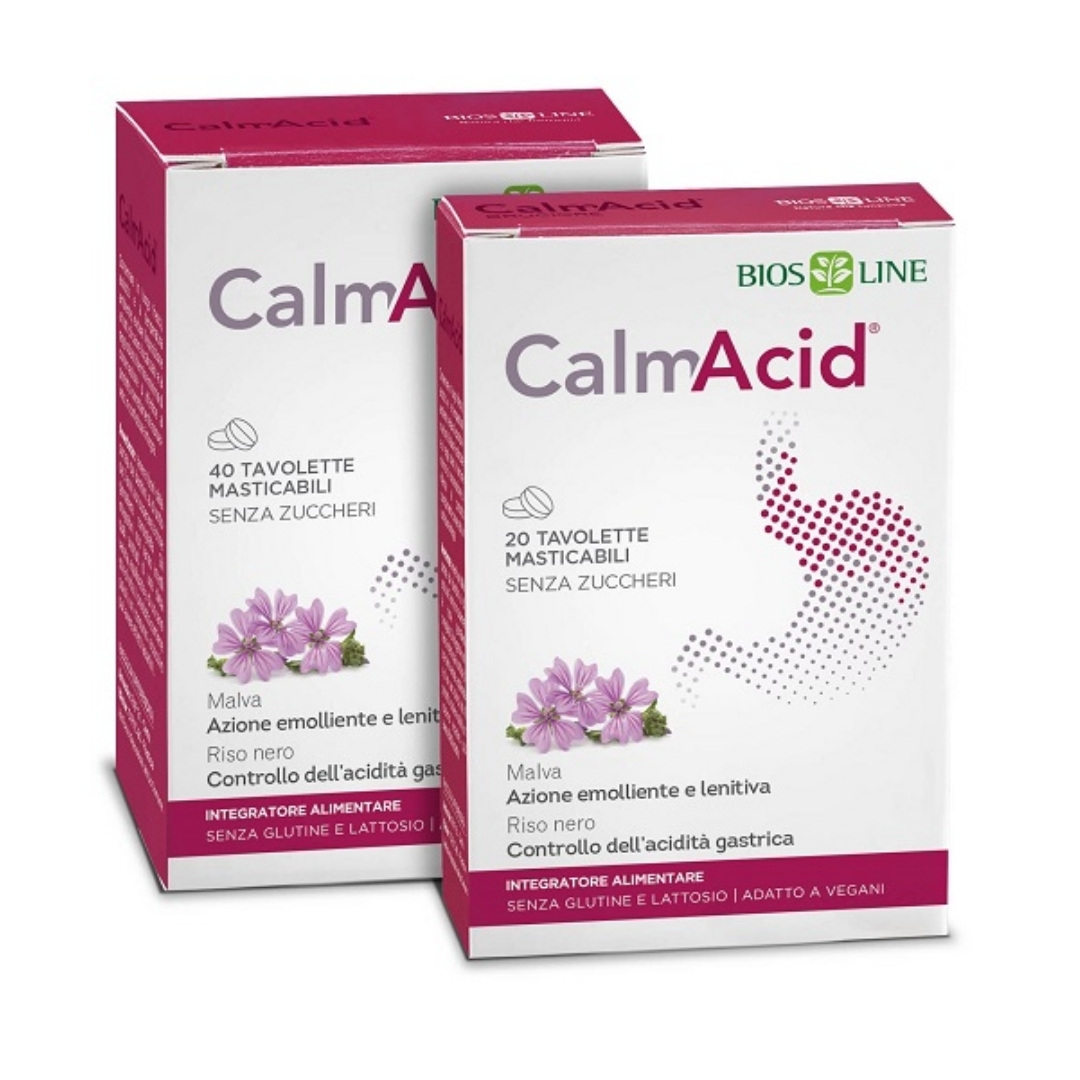 Bios Line Calmacid Integratore Benessere Digestivo 20 Tavolette Masticabili