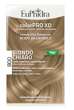 image - 936048166 - EUPHIDRA COLORPRO XD 800 BIONDO CHIARO GEL COLORANTE CAPELLI IN FLACONE + ATTIVANTE + BALSAMO + GUANTI - 7869332_1.jpg