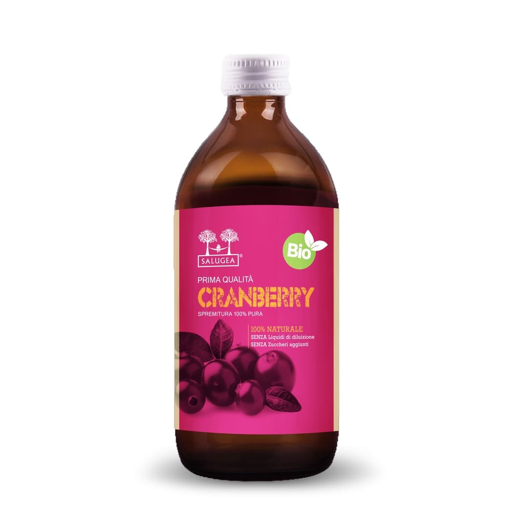 Salugea Succo Di Cranberry Biologico 100% Puro 500ml