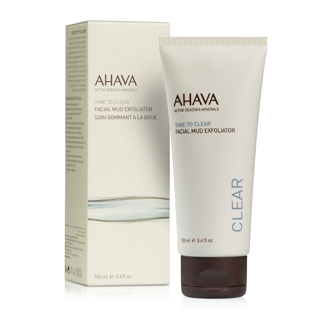 Ahava Facial Mud Exfoliator Esfoliante Viso 100ml