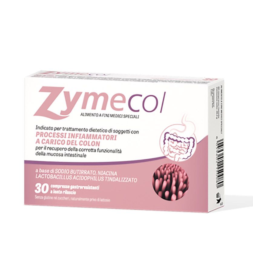 Zymecol Integratore Colon 30 Compresse Gastroresistenti