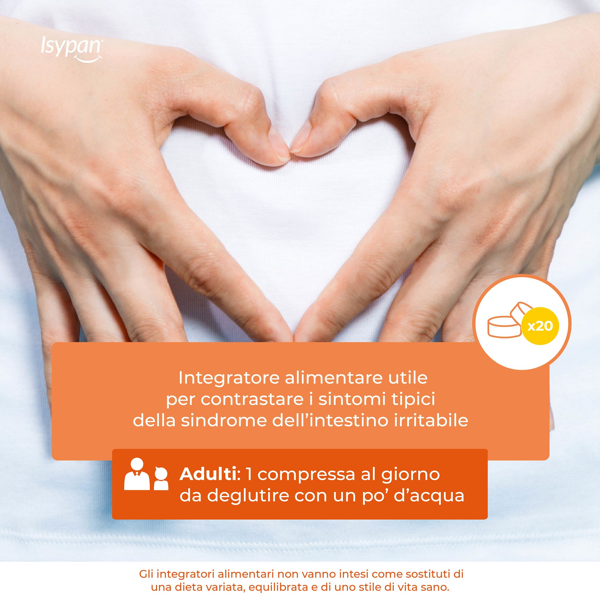 image - 950065920 - ISYPAN IBSCOMPLEX 20 COMPRESSE RIVESTITE DA 1,2 G SENZA GLUTINE SENZA LATTOSIO - 4821442_3.jpg