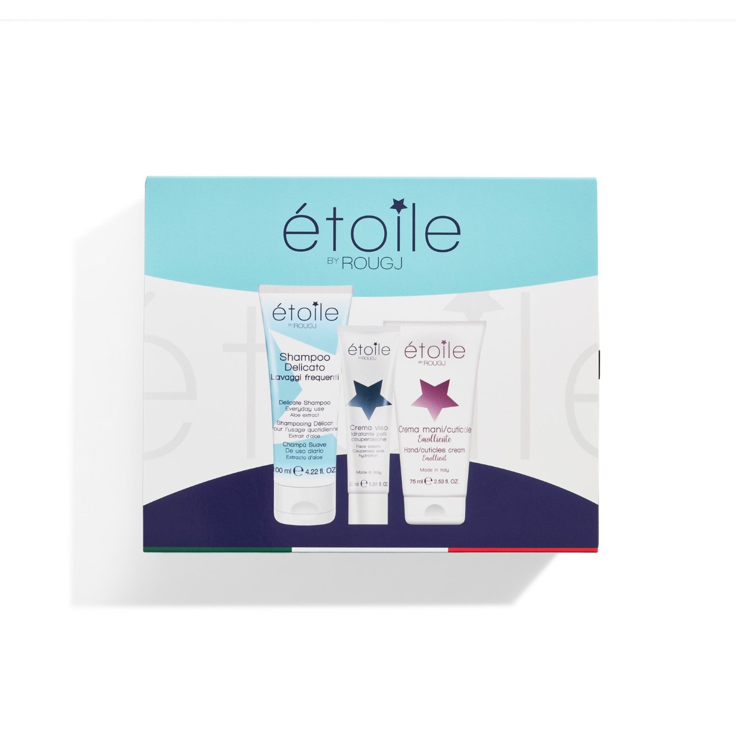 image - 948012164 - TROUSSE FOR TRAVEL 1 CREMA MANI EMOLLIENTE ETOILE 75 ML + 1 IDRATAZIONE SOS COUPEROSE 30 ML + 1 SHAMPOO LAVAGGI FREQUENTI 100 ML - 4727086_3.jpg