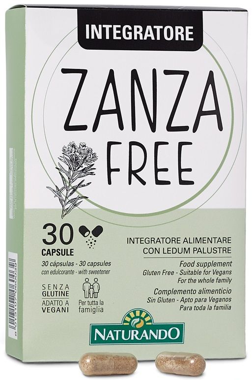 Naturando Zanzafree Integratore Pelle 30 Capsule