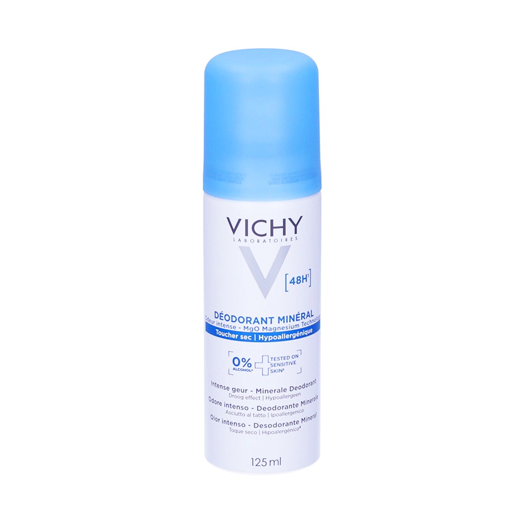 image - 971968134 - Vichy Deodorante Mineral Aerosol Spray 125 ml &egrave; formulato per ridurre i rischi di allergia e tollerabile dalle pelli sensibili, con ingredienti come calcio e D-Panthenolo. - 7895188_4.jpg