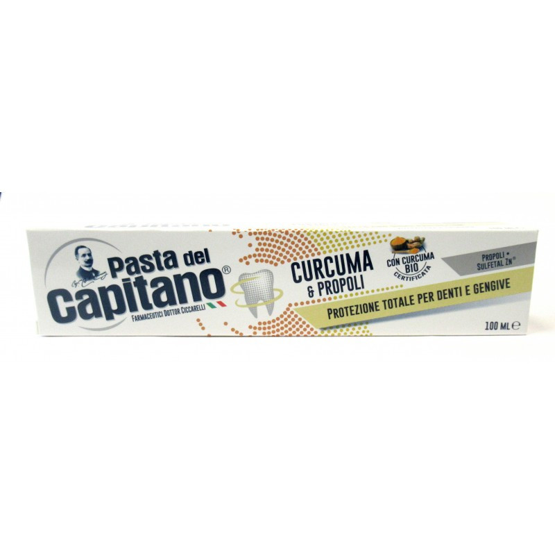 Pasta Del Capitano Dentifricio Curcuma E Propoli 100ml