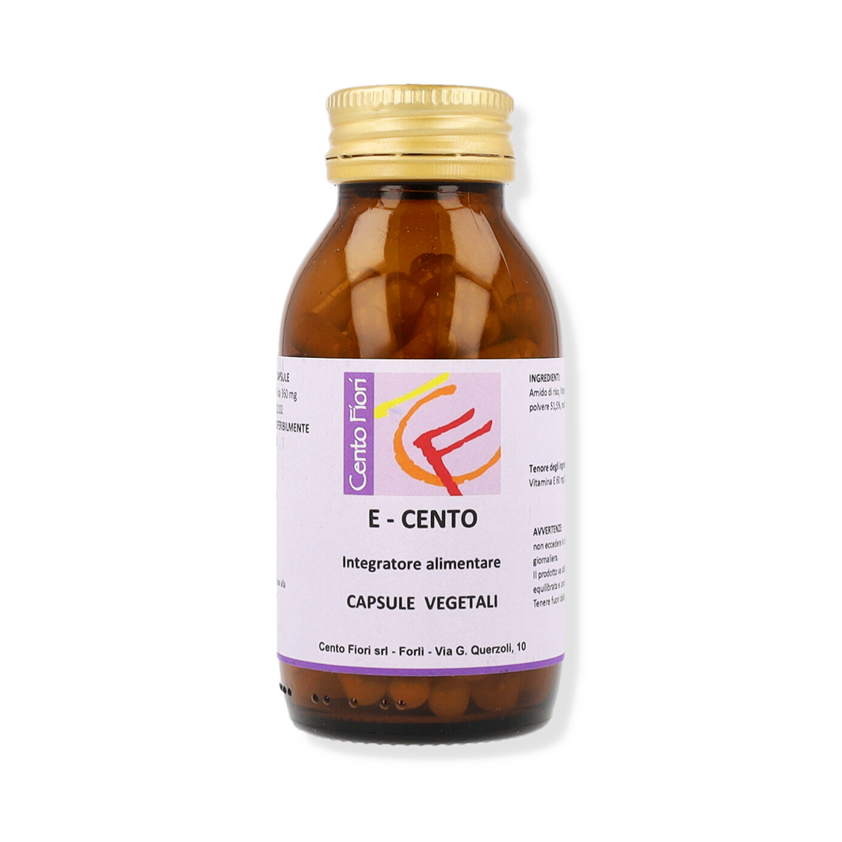 E-cento Integratore Anti ossidante 100 Capsule Vegetali