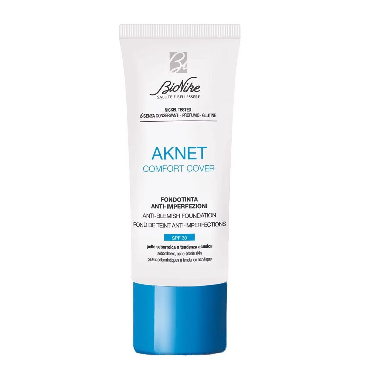 Bionike Aknet Comfort Cover Fondotinta Contro le imperfezioni 104 Biscuit 30ml