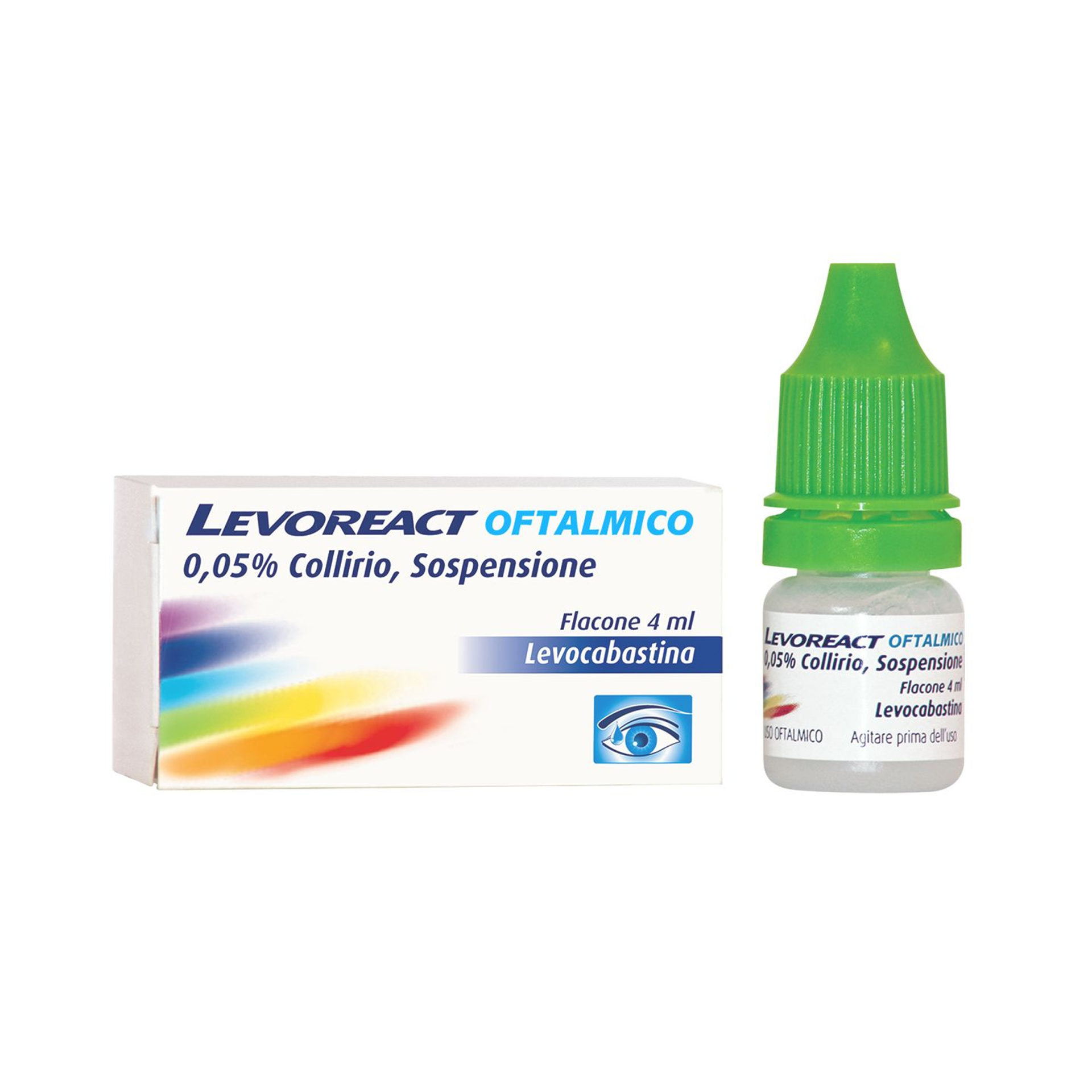 Levoreact Collirio Antistaminico Per Occhi Che Lacrimano E Congiuntivite Allergica 4ml