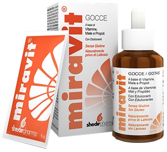 image - 938659695 - Miravit Gocce 30ml &egrave; un complemento alimentare liquido a base di vitamine, miele e propoli, indicato per integrare la dieta nei bambini da 4 a 10 anni. - 7872104_1.jpg