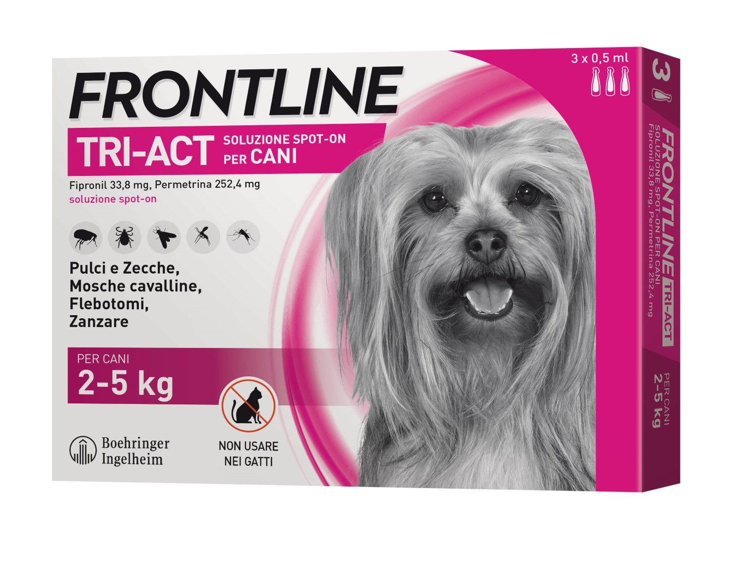 Frontline Tri-act 2-5 Kg 3 Pipette 0.5ml