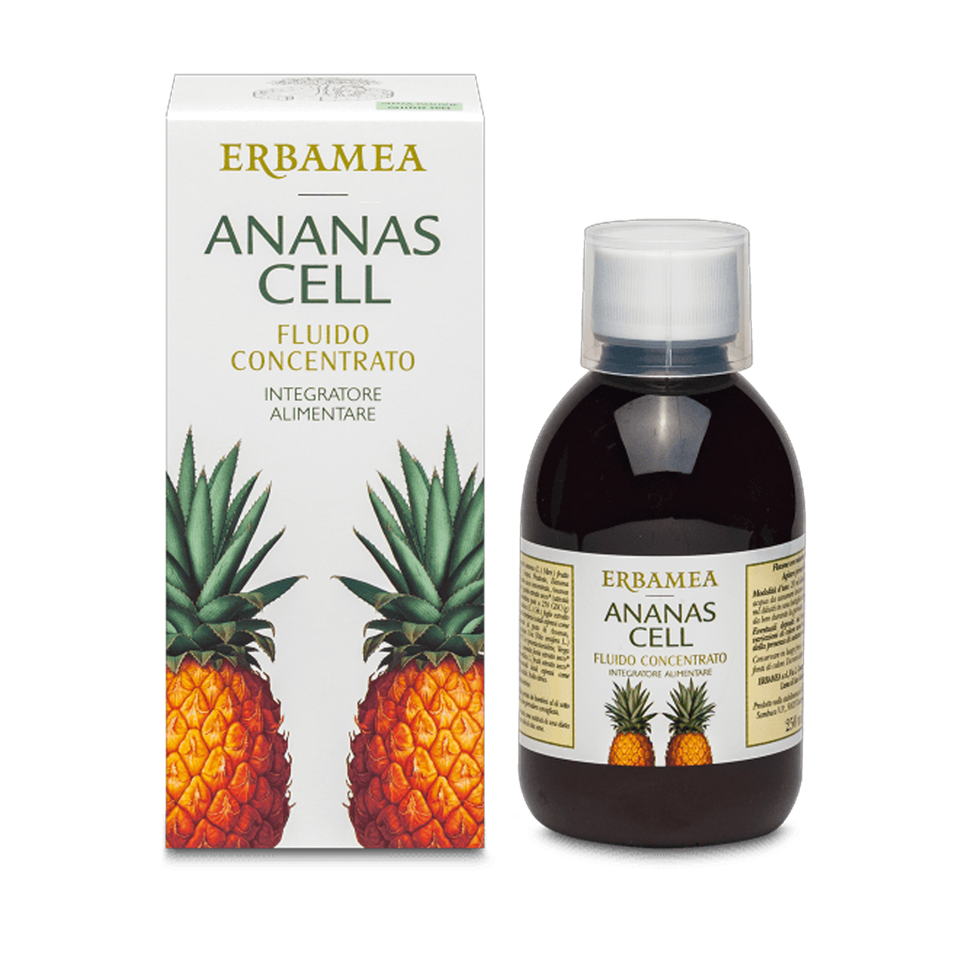 Erbamea Ananas Cell Fluido Concentrato 250ml