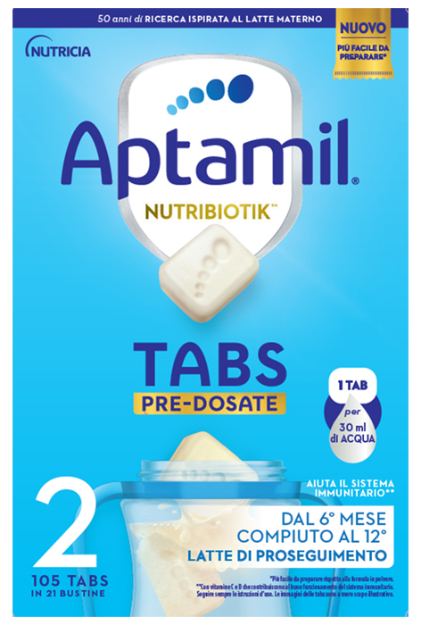 Aptamil Tabs Pre-dosate Latte Di Proseguimento 21 Bustine