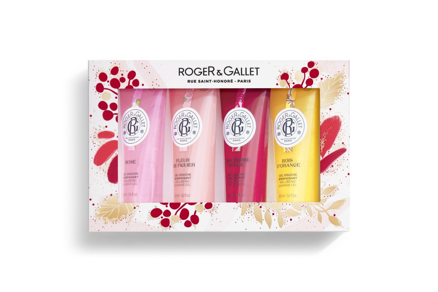 Roger & Gallet Cofanetto Natale Doccia gel 4 Pezzi