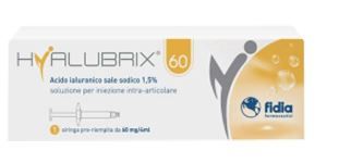 Hyalubrix 60mg Siringa Intra Articolare Acido Ialuronico 4ml