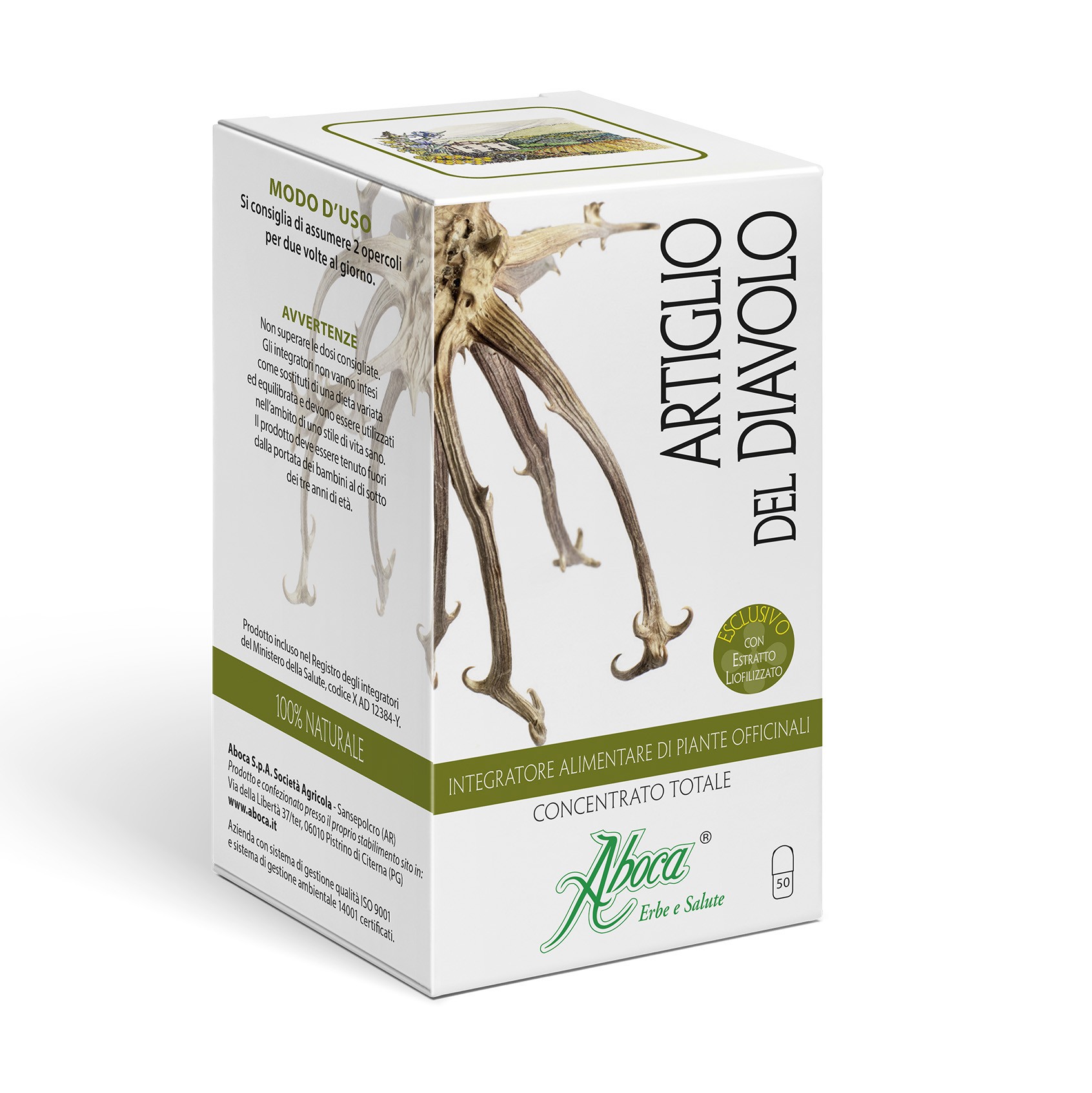 Aboca Artiglio Del Diavolo Integratore Alimentare 50 Opercoli