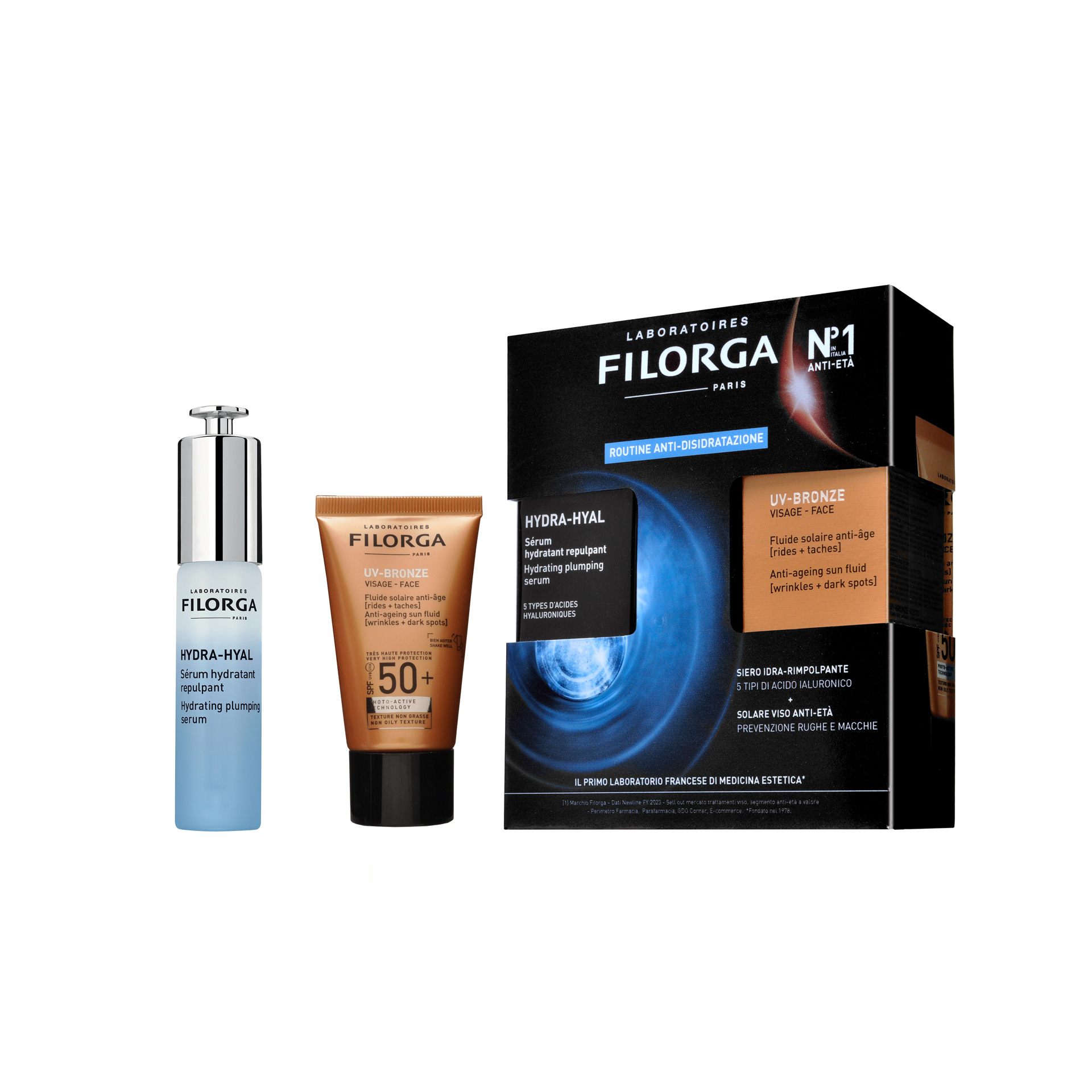 image - 987418249 - FILORGA COFANETTO HYDRA HYAL SERUM 30 ML + UV BRONZE FACE 40 ML - 4768794_2.JPG