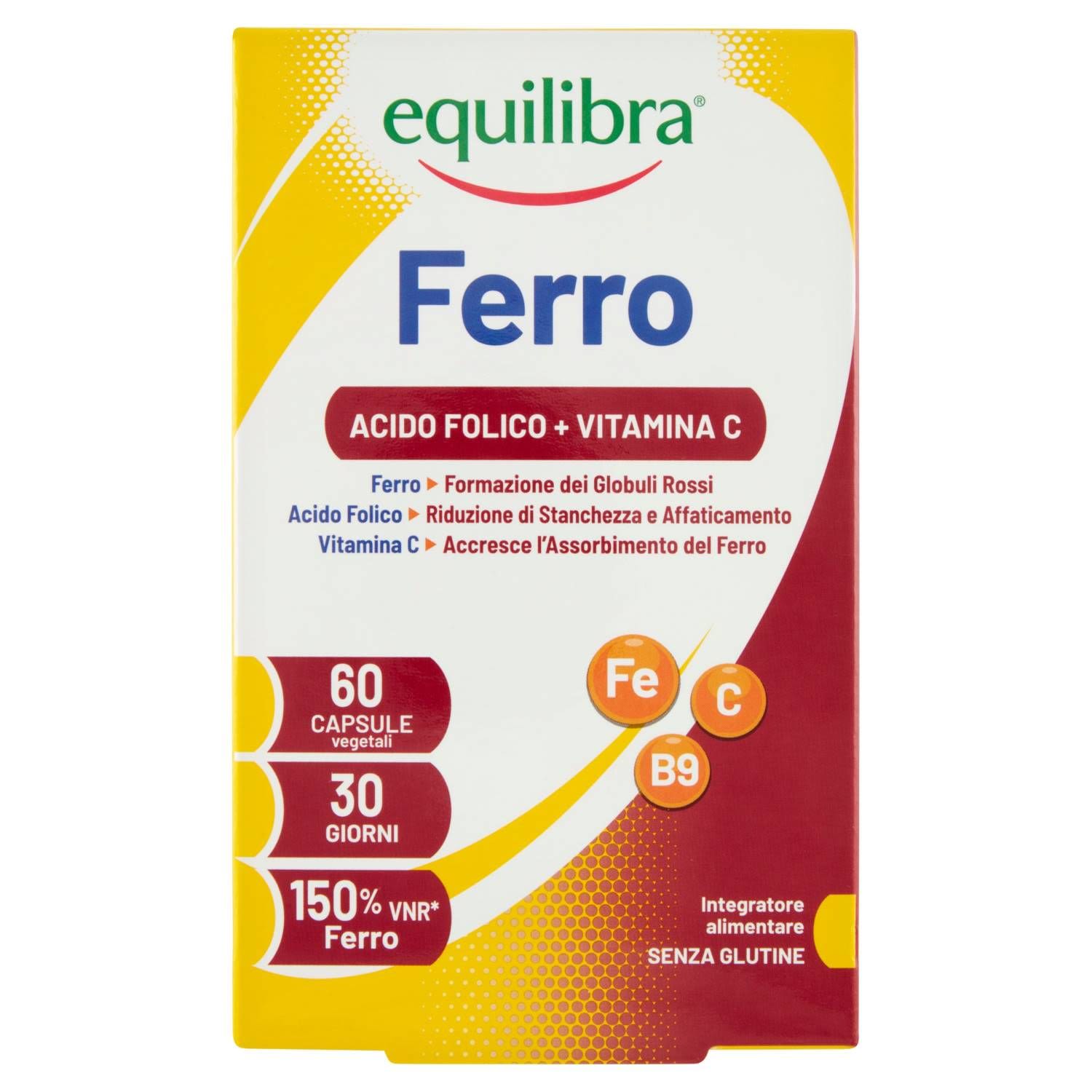 image - 977351473 - Equilibra Ferro Integratore Acido Folico e Vitamina C 60 perle - 4733979_2.jpg