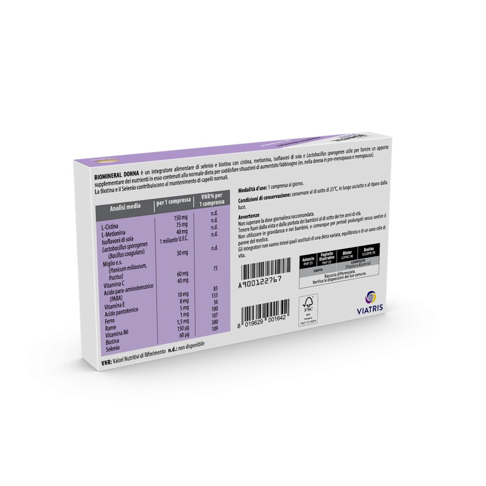 image - 900122767 - Biomineral Donna Integratore alimentare 30 Compresse - 7871751_4.jpg