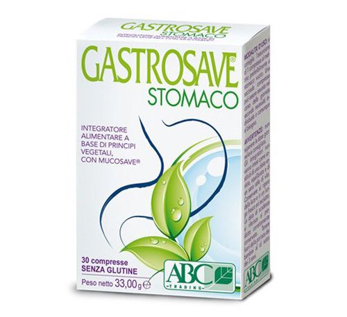 Abc Trading Gastrosave Integratore Acidità 30 Compresse