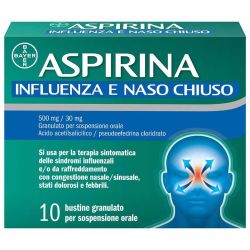 046967016 - Aspirina Influenza e Naso Chiuso 500mg Acido Acetilsalicilico 30mg Pseudoefedrina 10 Buste - 7895118_2.jpg