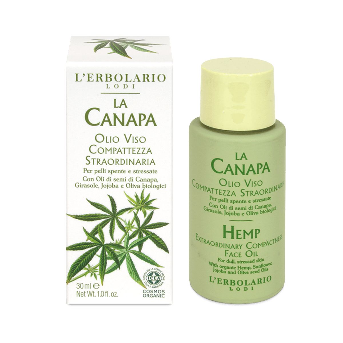 L'erbolario La Canapa Olio Viso Compattezza Straordinaria 30ml