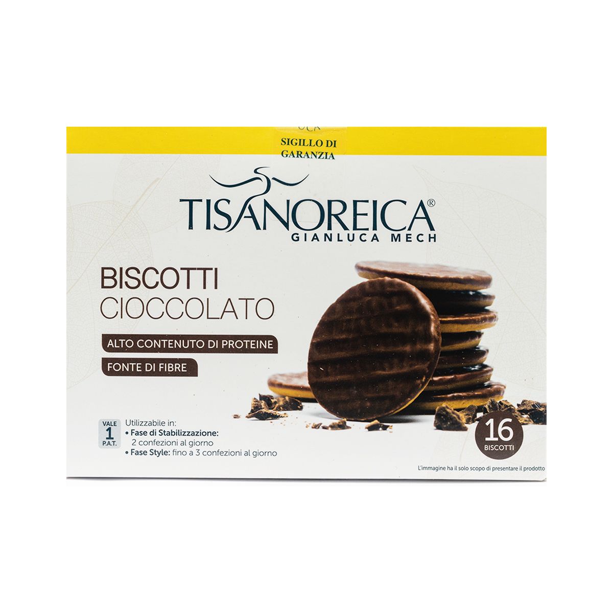 Gianluca Mech Tisanoreica Biscotti Al Cioccolato 16x11grammi