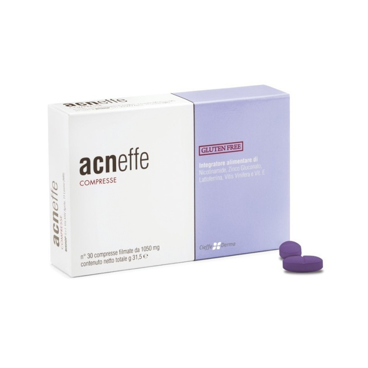 Acneffe Integratore Acne 30 Compresse Orosolubili