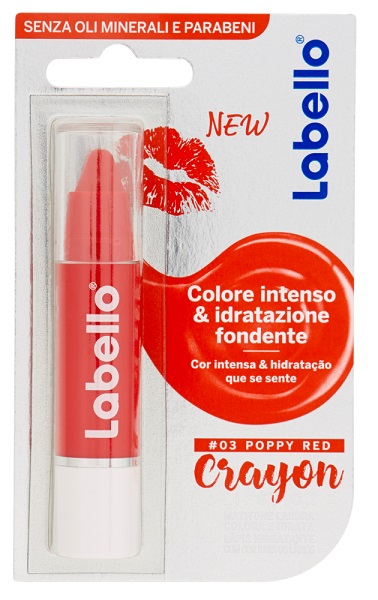 Labello Crayon Lipstick Poppy Red 3g