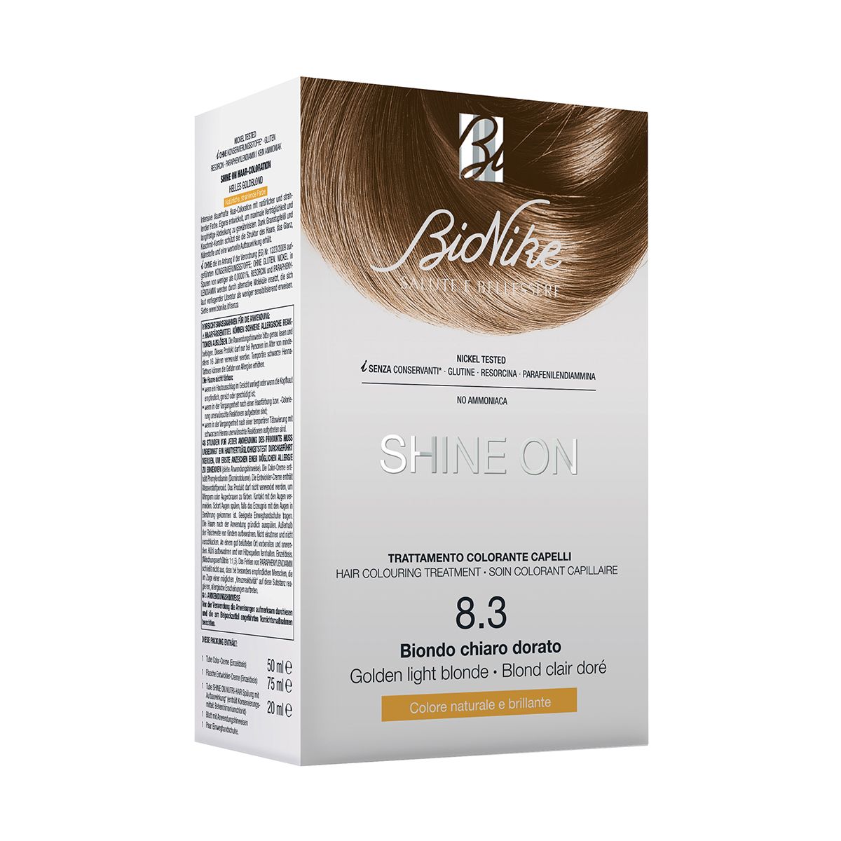 Bionike Shine On Tinta Per Capelli Biondo Chiaro Dorato 8.3