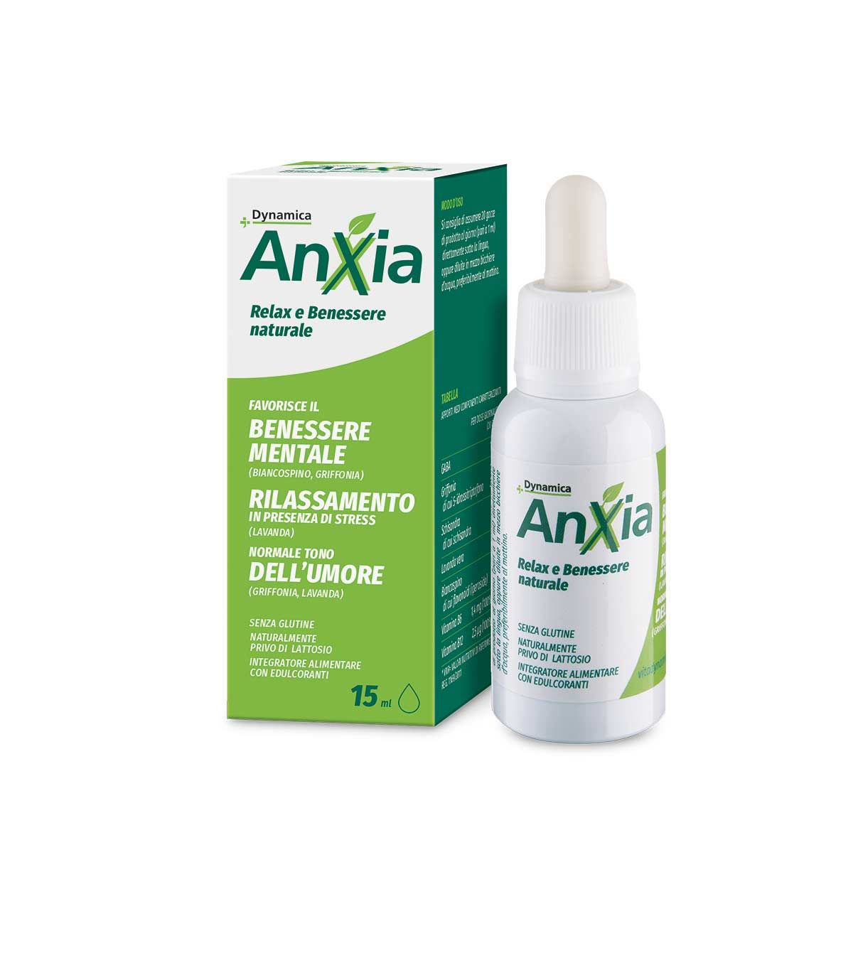 Anxia Dynamica Gocce Integratore Relax 15ml