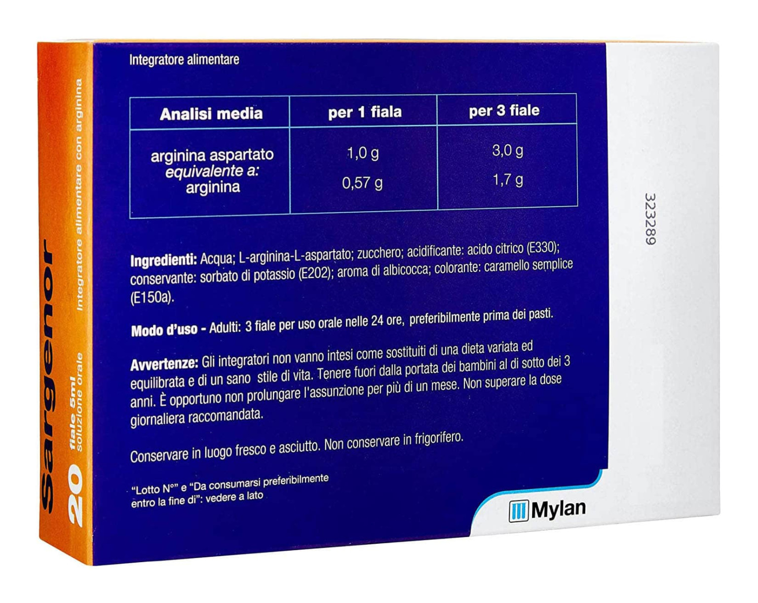 902525791 - Sargenor Integratore con Arginina 20 fiale - 7864979_3.jpg