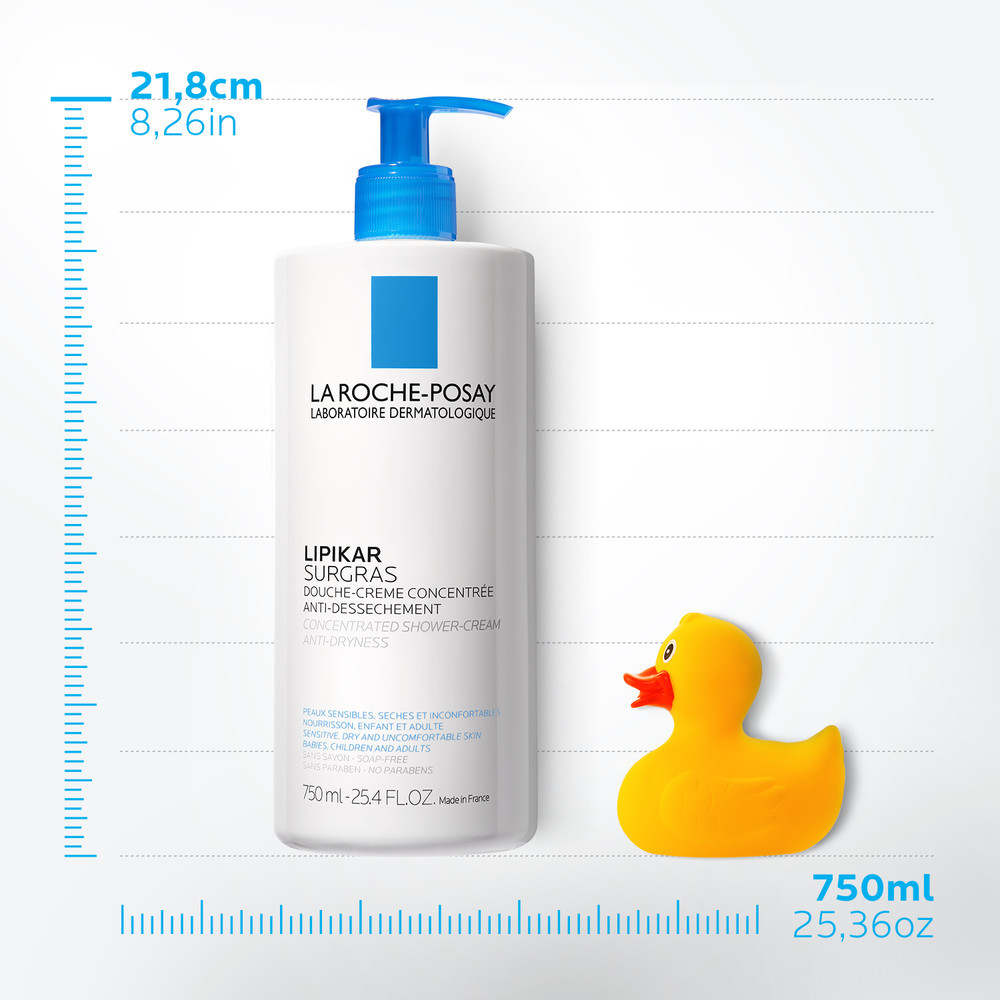 image - 972165082 - La Roche Posay Lipikar Surgras Doccia Crema Corpo 750ml - 7895795_4.jpg
