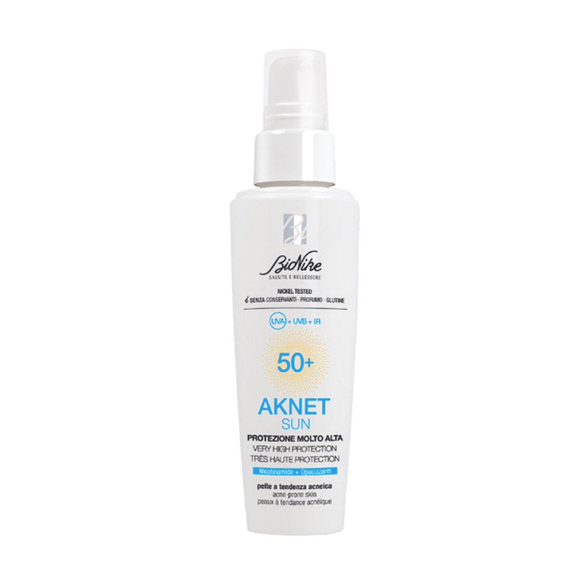 Bionike Aknet Sun Fluido Solare SPF 50+ 50ml