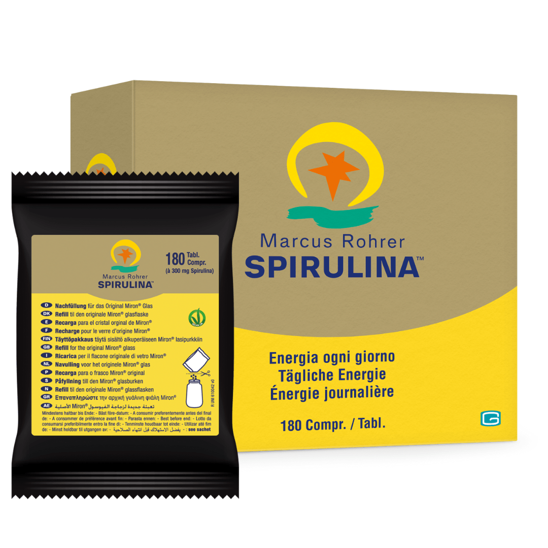 Marcus Rohrer Spirulina Ricarica Integratore multivitamine 180 Compresse