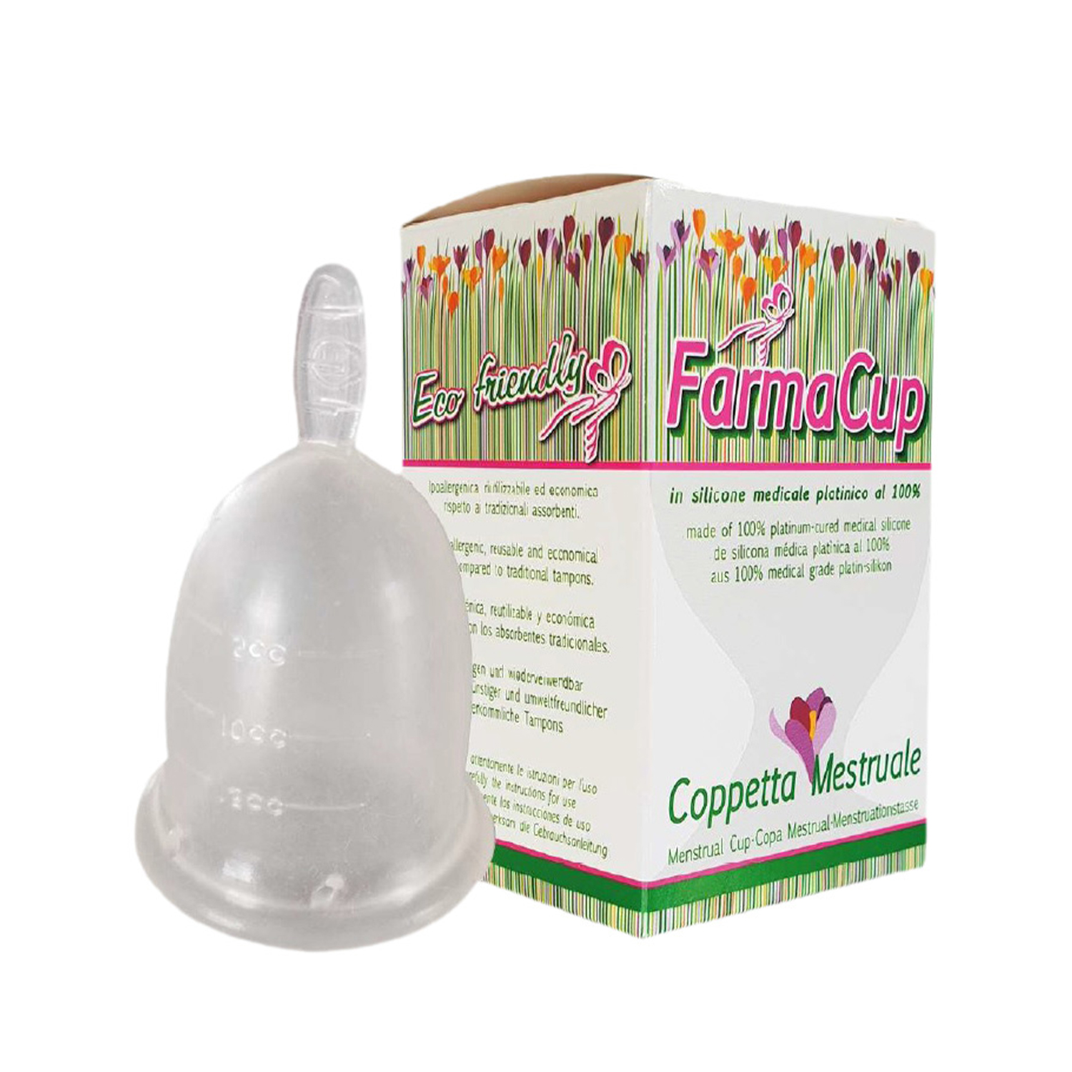 image - 923507685 - Coppetta riutilizzabile in silicone medicale che raccoglie il flusso mestruale in modo sicuro ed ecologico. - 7886071_2.jpg