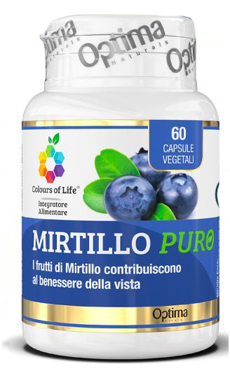 Colours Of Life Mirtillo Puro Integratore Vista 60 Capsule Vegetali