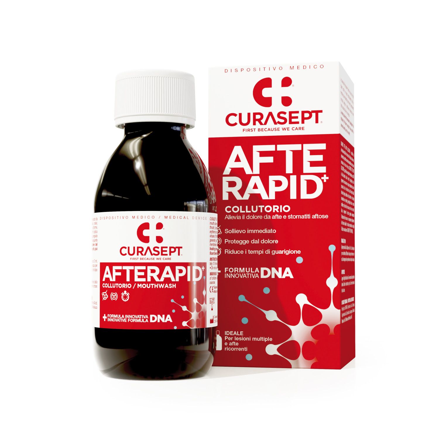 Curasept Collutorio Afte Rapid Dna 125ml